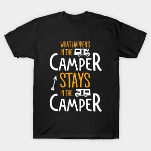 WHAT HAPPENS IN THE CAMPER T-Shirt